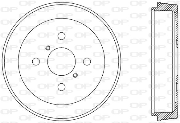 OPEN PARTS Piduritrummel BAD9077.10